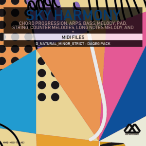 Sky Harmony - 4 Chords - 5 Notes-Chords - 16 Bars - Strict - D_Natural_Minor_Strict - Daqeg Pack