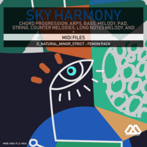 Sky Harmony - 4 Chords - 5 Notes-Chords - 16 Bars - Strict - D_Natural_Minor_Strict - Femom Pack
