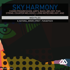 Sky Harmony - 4 Chords - 5 Notes-Chords - 16 Bars - Strict - D_Natural_Minor_Strict - Fukab Pack