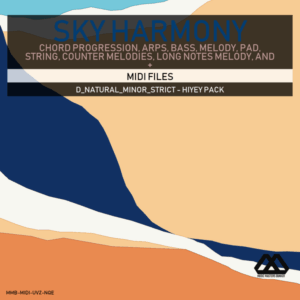 Sky Harmony - 4 Chords - 5 Notes-Chords - 16 Bars - Strict - D_Natural_Minor_Strict - Hiyey Pack