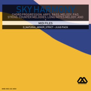Sky Harmony - 4 Chords - 5 Notes-Chords - 16 Bars - Strict - D_Natural_Minor_Strict - Jijug Pack