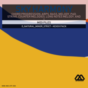 Sky Harmony - 4 Chords - 5 Notes-Chords - 16 Bars - Strict - D_Natural_Minor_Strict - Kexox Pack