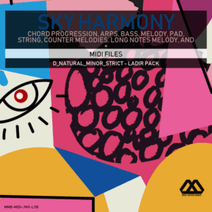 Sky Harmony - 4 Chords - 5 Notes-Chords - 16 Bars - Strict - D_Natural_Minor_Strict - Ladir Pack