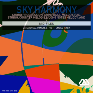 Sky Harmony - 4 Chords - 5 Notes-Chords - 16 Bars - Strict - D_Natural_Minor_Strict - Lobec Pack