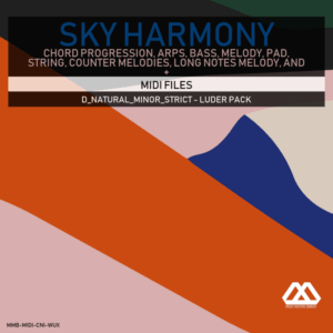 Sky Harmony - 4 Chords - 5 Notes-Chords - 16 Bars - Strict - D_Natural_Minor_Strict - Luder Pack