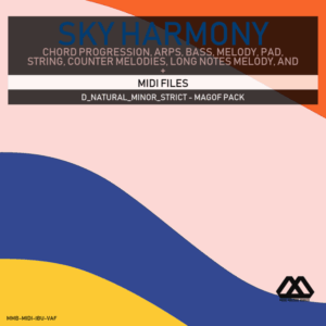 Sky Harmony - 4 Chords - 5 Notes-Chords - 16 Bars - Strict - D_Natural_Minor_Strict - Magof Pack