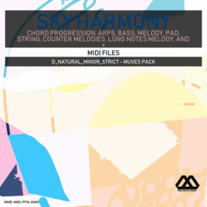 Sky Harmony - 4 Chords - 5 Notes-Chords - 16 Bars - Strict - D_Natural_Minor_Strict - Muves Pack