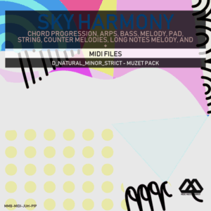 Sky Harmony - 4 Chords - 5 Notes-Chords - 16 Bars - Strict - D_Natural_Minor_Strict - Muzet Pack