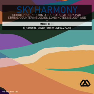 Sky Harmony - 4 Chords - 5 Notes-Chords - 16 Bars - Strict - D_Natural_Minor_Strict - Nexav Pack