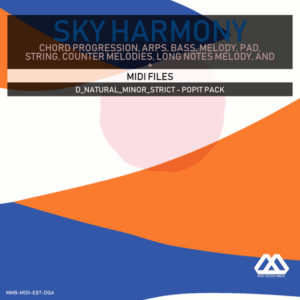 Sky Harmony - 4 Chords - 5 Notes-Chords - 16 Bars - Strict - D_Natural_Minor_Strict - Popit Pack