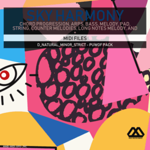 Sky Harmony - 4 Chords - 5 Notes-Chords - 16 Bars - Strict - D_Natural_Minor_Strict - Puwof Pack