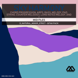 Sky Harmony - 4 Chords - 5 Notes-Chords - 16 Bars - Strict - D_Natural_Minor_Strict - Qitak Pack