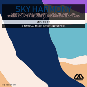 Sky Harmony - 4 Chords - 5 Notes-Chords - 16 Bars - Strict - D_Natural_Minor_Strict - Qotut Pack