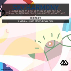 Sky Harmony - 4 Chords - 5 Notes-Chords - 16 Bars - Strict - D_Natural_Minor_Strict - Rewac Pack