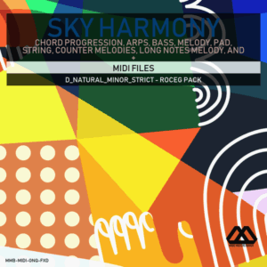 Sky Harmony - 4 Chords - 5 Notes-Chords - 16 Bars - Strict - D_Natural_Minor_Strict - Roceg Pack