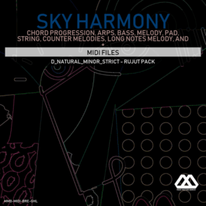 Sky Harmony - 4 Chords - 5 Notes-Chords - 16 Bars - Strict - D_Natural_Minor_Strict - Rujut Pack
