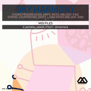 Sky Harmony - 4 Chords - 5 Notes-Chords - 16 Bars - Strict - D_Natural_Minor_Strict - Vifun Pack