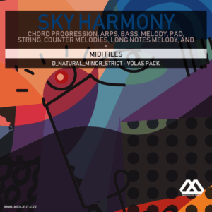 Sky Harmony - 4 Chords - 5 Notes-Chords - 16 Bars - Strict - D_Natural_Minor_Strict - Volas Pack