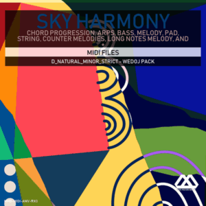 Sky Harmony - 4 Chords - 5 Notes-Chords - 16 Bars - Strict - D_Natural_Minor_Strict - Wedoj Pack