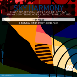 Sky Harmony - 4 Chords - 5 Notes-Chords - 16 Bars - Strict - D_Natural_Minor_Strict - Xokel Pack