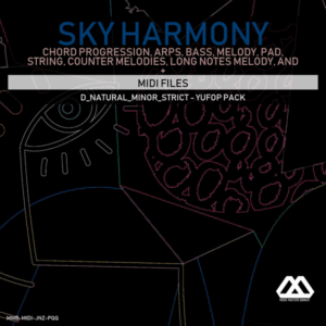 Sky Harmony - 4 Chords - 5 Notes-Chords - 16 Bars - Strict - D_Natural_Minor_Strict - Yufop Pack