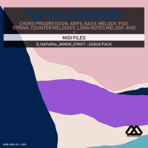 Sky Harmony - 4 Chords - 5 Notes-Chords - 16 Bars - Strict - D_Natural_Minor_Strict - Zadug Pack
