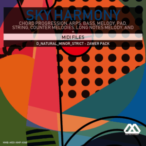 Sky Harmony - 4 Chords - 5 Notes-Chords - 16 Bars - Strict - D_Natural_Minor_Strict - Zawer Pack