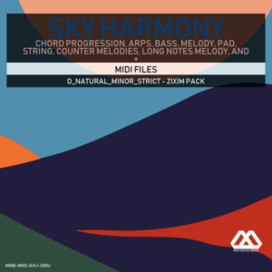Sky Harmony - 4 Chords - 5 Notes-Chords - 16 Bars - Strict - D_Natural_Minor_Strict - Zixim Pack