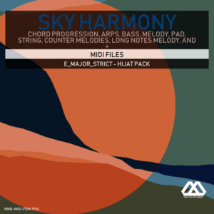 Sky Harmony - 4 Chords - 5 Notes-Chords - 16 Bars - Strict - E_Major_Strict - Hijat Pack