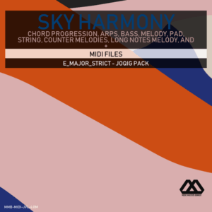 Sky Harmony - 4 Chords - 5 Notes-Chords - 16 Bars - Strict - E_Major_Strict - Joqig Pack