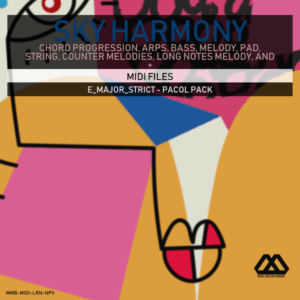 Sky Harmony - 4 Chords - 5 Notes-Chords - 16 Bars - Strict - E_Major_Strict - Pacol Pack