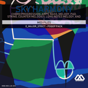 Sky Harmony - 4 Chords - 5 Notes-Chords - 16 Bars - Strict - E_Major_Strict - Poqop Pack
