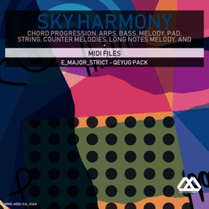 Sky Harmony - 4 Chords - 5 Notes-Chords - 16 Bars - Strict - E_Major_Strict - Qeyug Pack