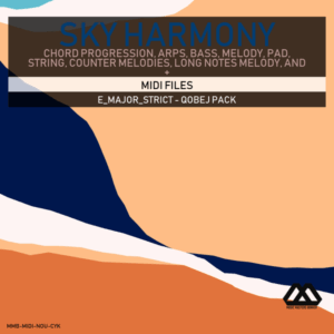 Sky Harmony - 4 Chords - 5 Notes-Chords - 16 Bars - Strict - E_Major_Strict - Qobej Pack