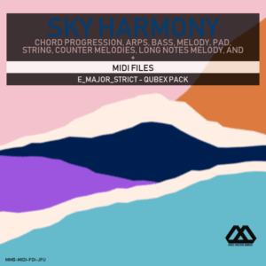 Sky Harmony - 4 Chords - 5 Notes-Chords - 16 Bars - Strict - E_Major_Strict - Qubex Pack