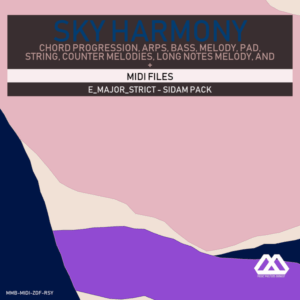 Sky Harmony - 4 Chords - 5 Notes-Chords - 16 Bars - Strict - E_Major_Strict - Sidam Pack