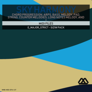 Sky Harmony - 4 Chords - 5 Notes-Chords - 16 Bars - Strict - E_Major_Strict - Siziw Pack