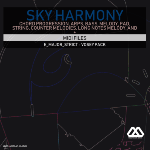 Sky Harmony - 4 Chords - 5 Notes-Chords - 16 Bars - Strict - E_Major_Strict - Vosey Pack