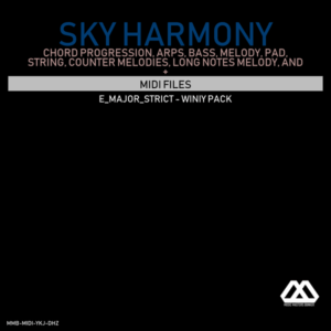 Sky Harmony - 4 Chords - 5 Notes-Chords - 16 Bars - Strict - E_Major_Strict - Winiy Pack