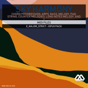 Sky Harmony - 4 Chords - 5 Notes-Chords - 16 Bars - Strict - E_Major_Strict - Xipuv Pack