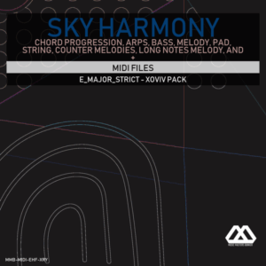 Sky Harmony - 4 Chords - 5 Notes-Chords - 16 Bars - Strict - E_Major_Strict - Xoviv Pack