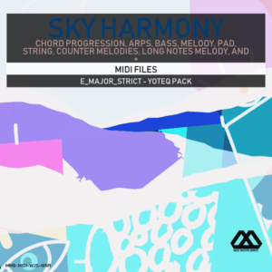 Sky Harmony - 4 Chords - 5 Notes-Chords - 16 Bars - Strict - E_Major_Strict - Yoteq Pack