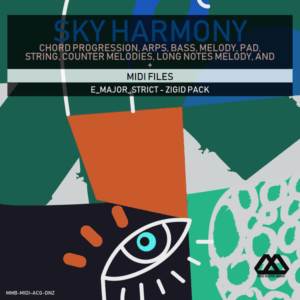 Sky Harmony - 4 Chords - 5 Notes-Chords - 16 Bars - Strict - E_Major_Strict - Zigid Pack