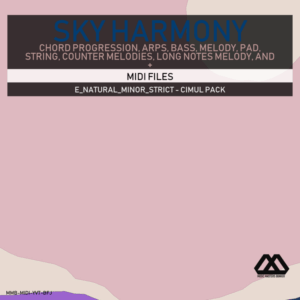 Sky Harmony - 4 Chords - 5 Notes-Chords - 16 Bars - Strict - E_Natural_Minor_Strict - Cimul Pack