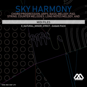 Sky Harmony - 4 Chords - 5 Notes-Chords - 16 Bars - Strict - E_Natural_Minor_Strict - Gaqak Pack