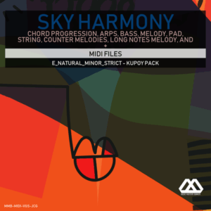 Sky Harmony - 4 Chords - 5 Notes-Chords - 16 Bars - Strict - E_Natural_Minor_Strict - Kupoy Pack