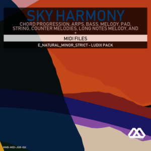 Sky Harmony - 4 Chords - 5 Notes-Chords - 16 Bars - Strict - E_Natural_Minor_Strict - Ludix Pack
