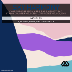 Sky Harmony - 4 Chords - 5 Notes-Chords - 16 Bars - Strict - E_Natural_Minor_Strict - Nidad Pack