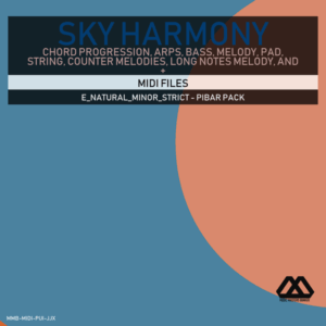 Sky Harmony - 4 Chords - 5 Notes-Chords - 16 Bars - Strict - E_Natural_Minor_Strict - Pibar Pack