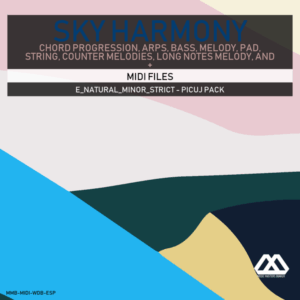 Sky Harmony - 4 Chords - 5 Notes-Chords - 16 Bars - Strict - E_Natural_Minor_Strict - Picuj Pack
